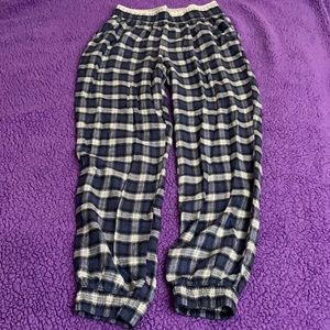 (New) Hollister blue flannel pjs